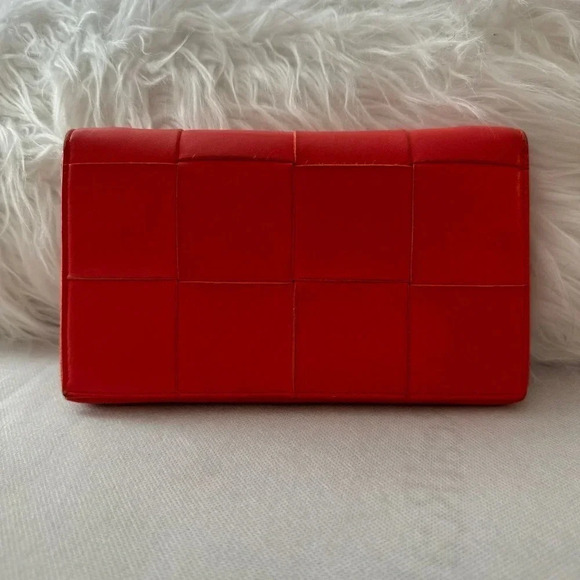 Bottega Veneta Orange Cassette Womens Zip Around Wallet - Picture 9 of 11